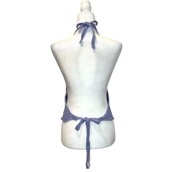 BDG Urban Outfitters Lavender Knit Halter Top Size Medium - Picture 2 of 7